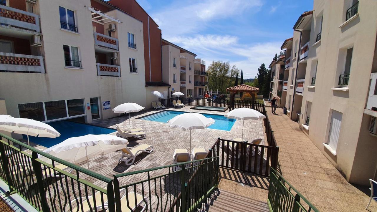 Appartement Le Blanc-Martel - Piscine, Climatisation&Parking à Gréoux-les-Bains Extérieur photo